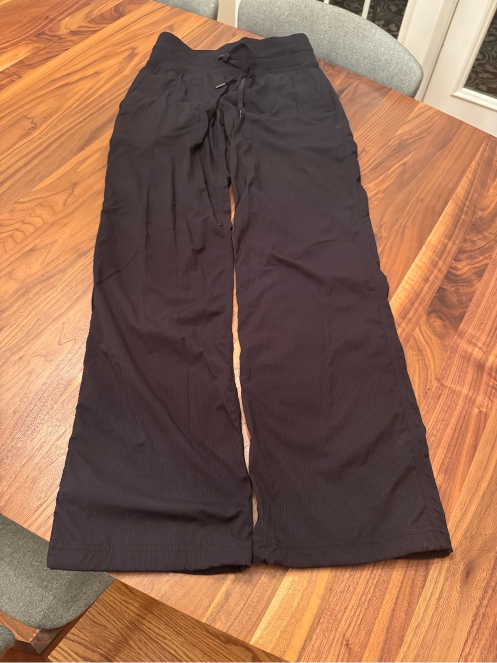 lululemon athletica Black Wide-Leg Track Pants - Picture 5 of 6
